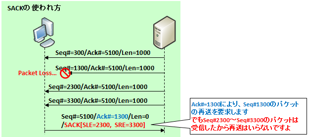 図解】TCP のオプションと仕組み 〜SACK, Timestamp(PAWS), Window