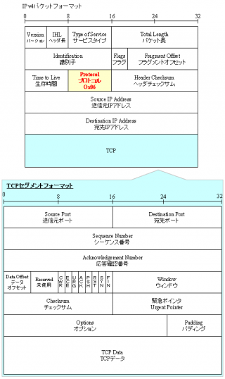 【図解】TCPヘッダのフォーマット〜シーケンス,PSH,RST,URGの動作〜 | SEの道標