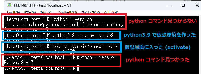 図解 Python仮想環境venvの仕組みと使い方 バージョン指定 切替 Seの道標
